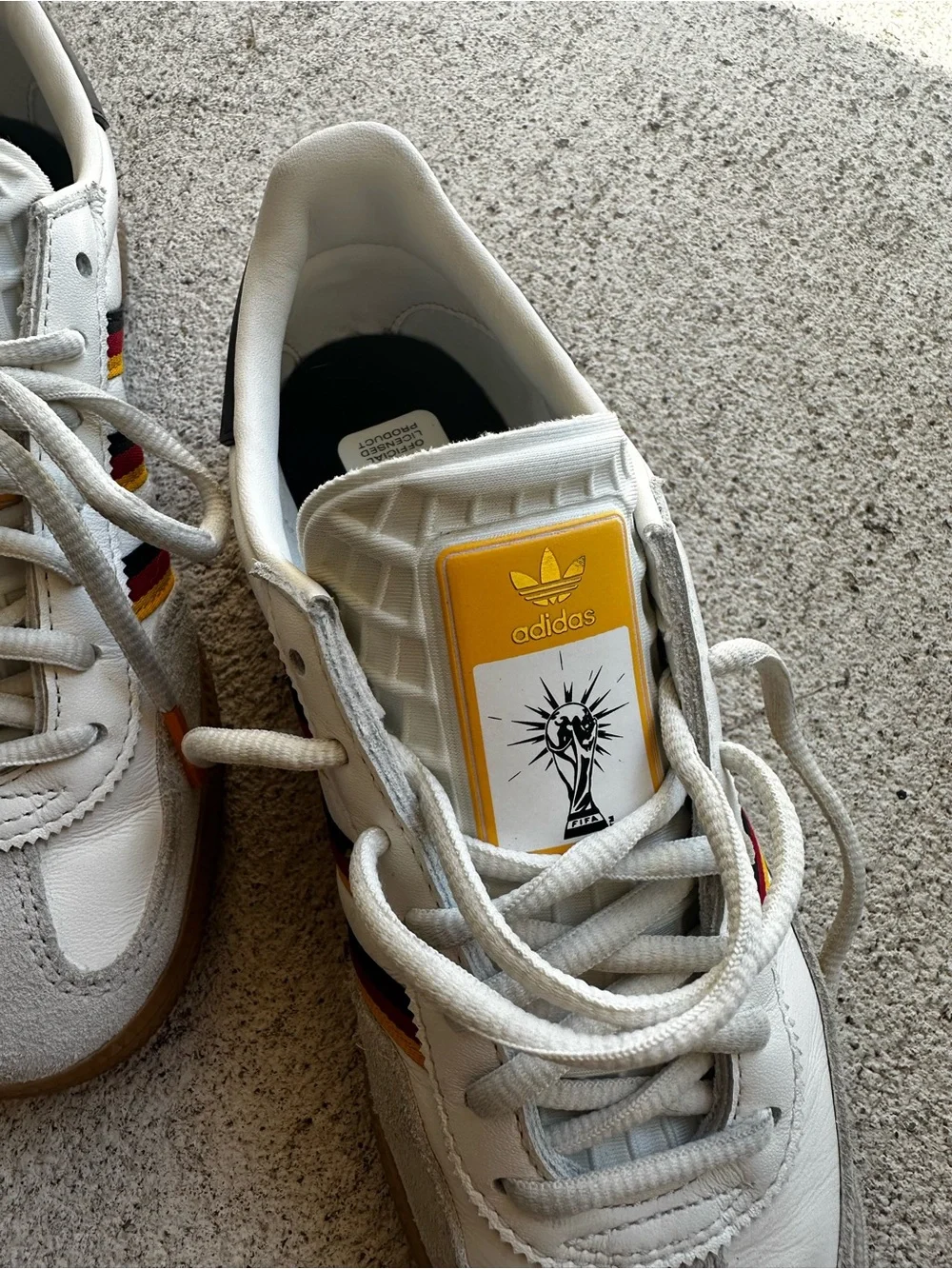 ADIDAS Men’s FIFA World Cup Handball Spezial Shoes German Flag Inspired